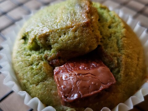 抹茶とチョコのマフィン♪